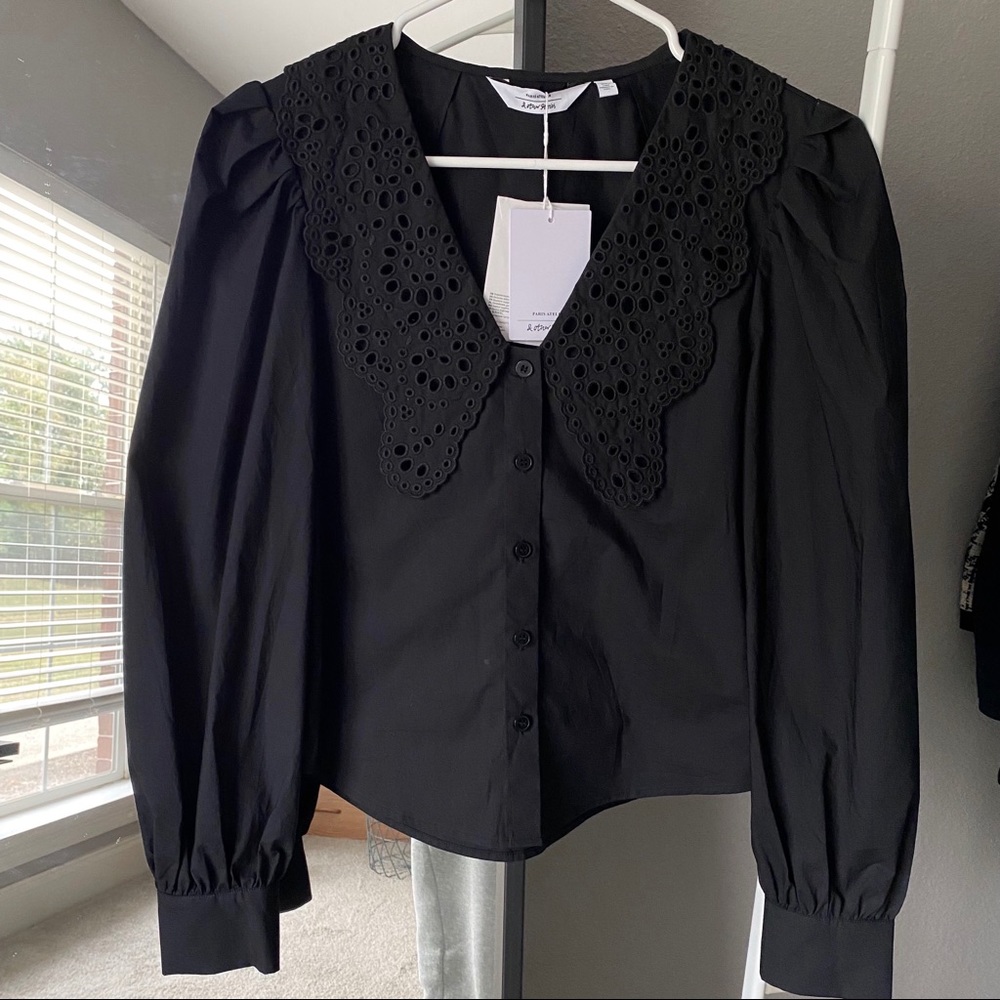 & Other Stories Black Blouse